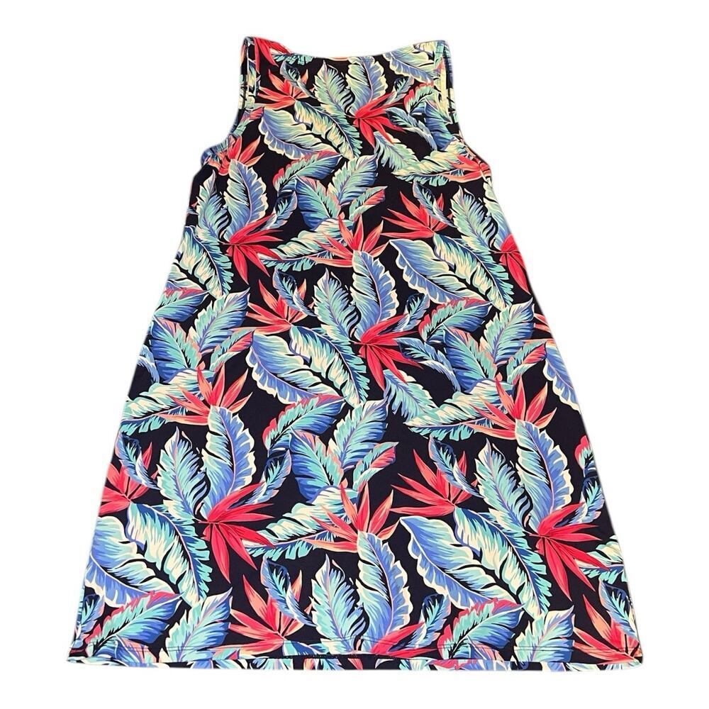 Tommy Bahama Vibrant Tropical Sleeveless Dress Womens Small Stretch Floral Beach - Picture 2 of 5